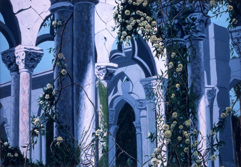 Bahamian Garden -- artwork &copy; Shelley Martin