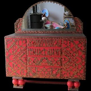 Altar Ego -- photo by Sienna M Potts -- artwork &copy;  (click to see a larger version of the decorative art piece)