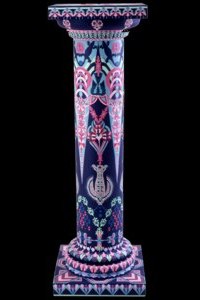 Column II -- photos by Sienna M Potts -- artwork &copy;  (click to see a larger version of the decorative art piece)