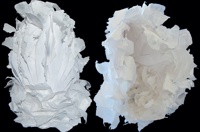 Enveloped -- photo by Sienna M Potts -- artwork &copy; Shelley Martin (click to see a larger version of the paper sculpture)