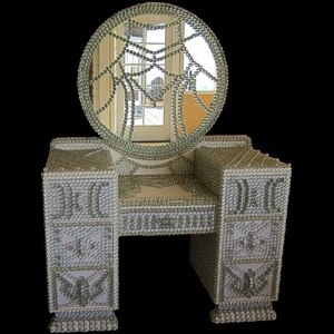 Vanity -- photo by Sienna M Potts -- artwork &copy;  (click to see a larger version of the decorative art piece)